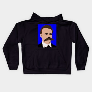 friedrich nietzsche Kids Hoodie